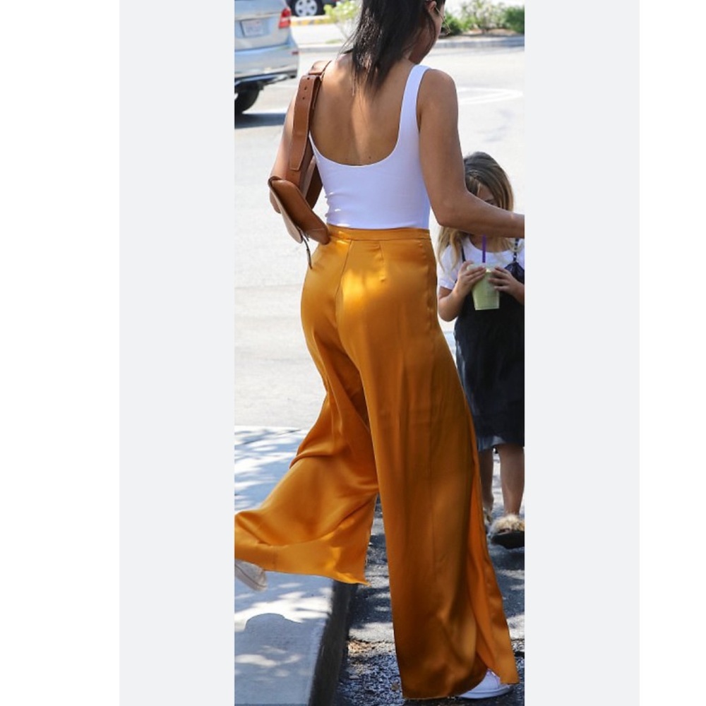 Golden yellow Lulus relaxed pants